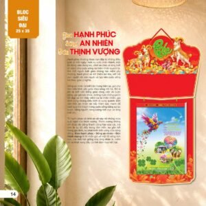 Lịch Bloc Siêu Đại 2027 AH Mẫu AH06 (25 x 35cm) Quà Tặng Khuyến Mại Kích Cầu Cuối Năm in logo doanh nghiệp quà tặng Tết tại Quà Tặng Khuyến Mại KM