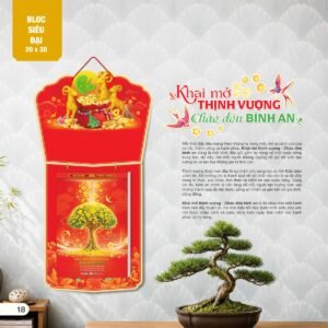 Lịch Bloc Siêu Đại 2027 AH Mẫu AH08 (20 x 30cm) Quà Tặng Khuyến Mại Kích Cầu Cuối Năm in logo doanh nghiệp quà tặng Tết tại Quà Tặng Khuyến Mại KM
