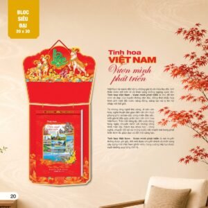 Lịch Bloc Siêu Đại 2027 AH Mẫu AH09 (20 x 30cm) Quà Tặng Khuyến Mại Kích Cầu Cuối Năm in logo doanh nghiệp quà tặng Tết tại Quà Tặng Khuyến Mại KM