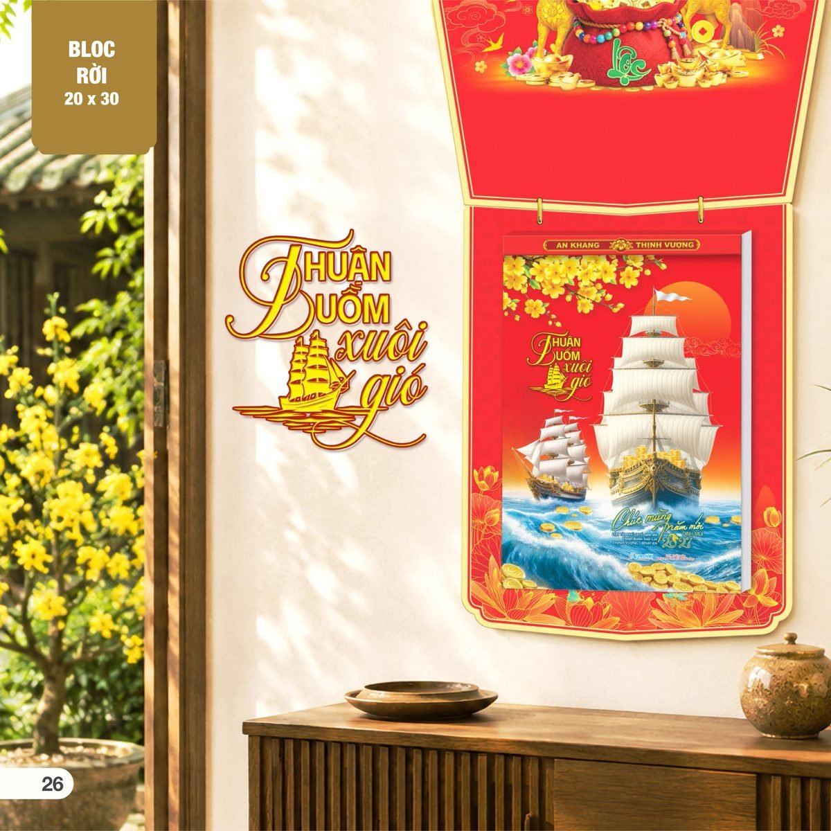 Lịch Bloc Siêu Đại 2027 AH Mẫu AH12 (20 x 30 cm) Quà Tặng Khuyến Mại Kích Cầu Cuối Năm Lịch Bloc Siêu Đại 2027 AH Mẫu AH12 (20 x 30 cm) Quà Tặng Khuyến Mại Kích Cầu Cuối Năm in logo doanh nghiệp quà tặng Tết tại Quà Tặng Khuyến Mại KM