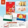 Lịch Bàn Chữ M (Có Note 52 Tuần) 2027 AH Mẫu AH47 - Thuận Buồm Xuôi Gió (24 x 16cm) Quà Tặng Khuyến Mại Kích Cầu Cuối Năm in logo doanh nghiệp quà tặng Tết tại Quà Tặng Khuyến Mại KM