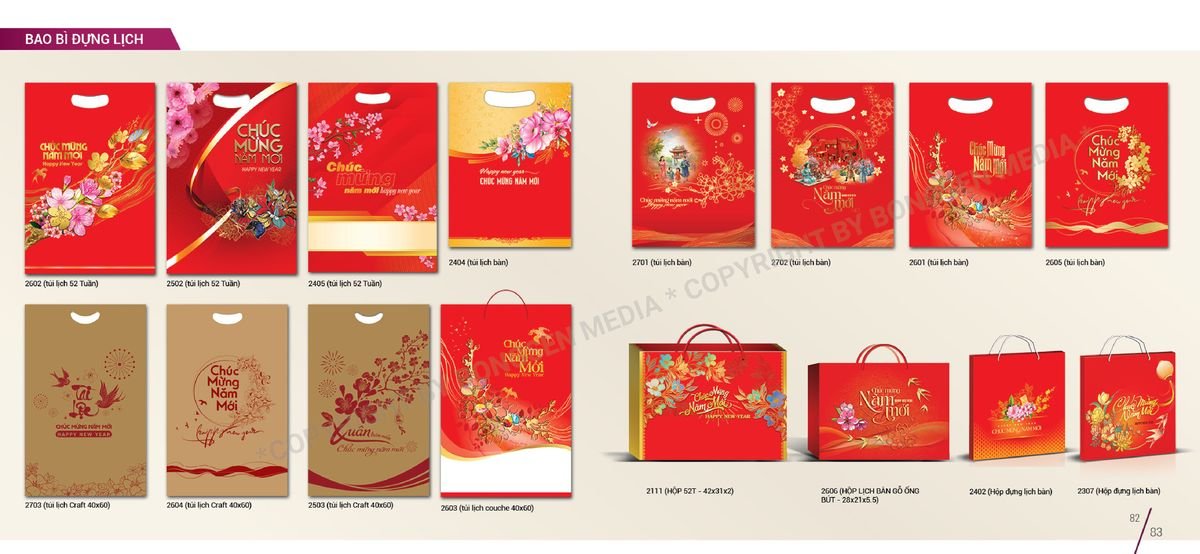 Lịch 52 Tuần BS 2027 BS42 Quà Tặng Khuyến Mại Kích Cầu Cuối Năm