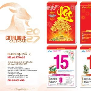 Lịch Bloc 2027 DVA Mẫu DVA16 - Thuận Buồm Xuôi Gió (29 x 41 cm) Quà Tặng Khuyến Mại Kích Cầu Cuối Năm in logo doanh nghiệp quà tặng Tết tại Quà Tặng Khuyến Mại KM