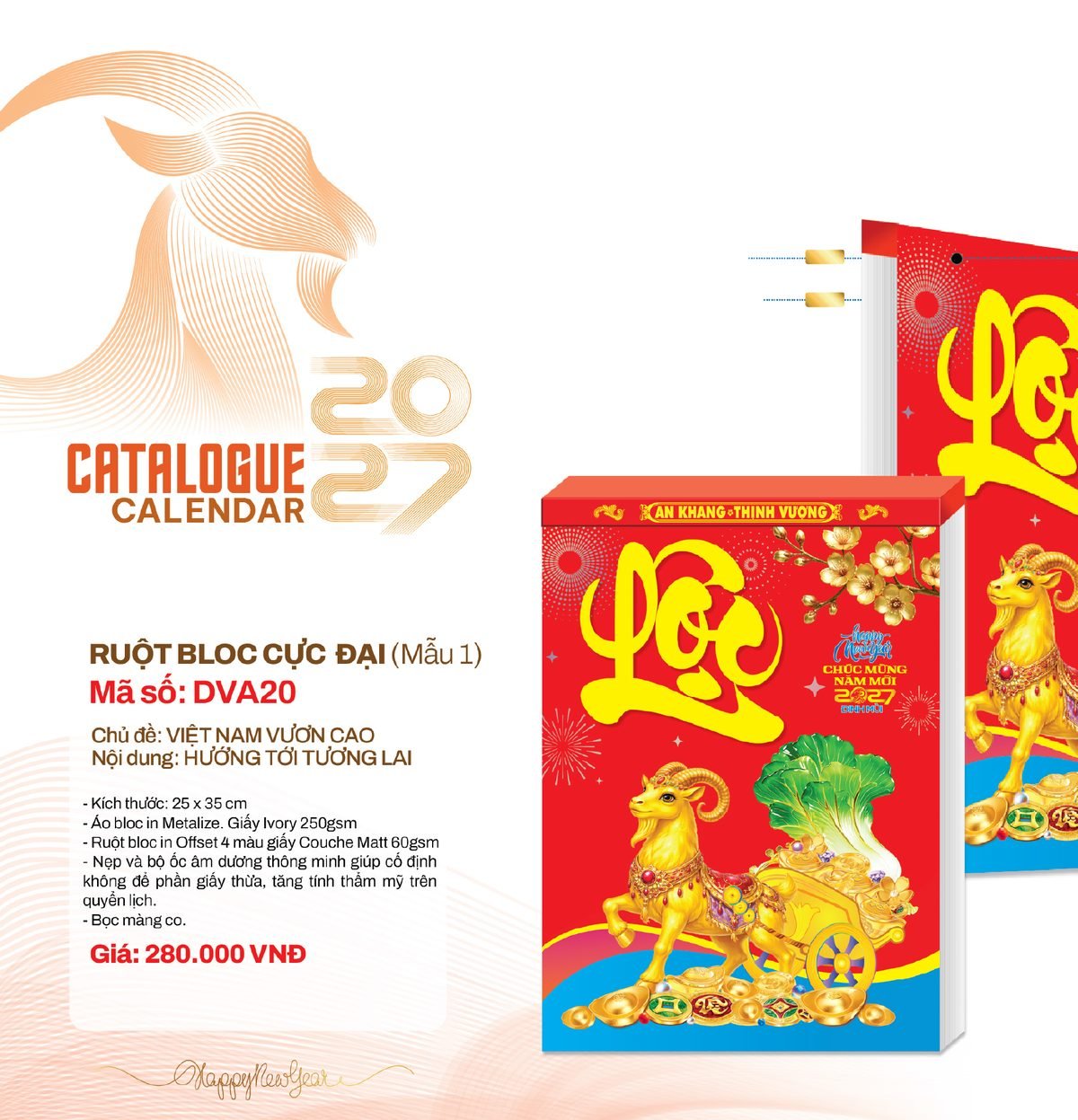 Lịch Bloc Cực Đại 2027 DVA Mẫu DVA20 - Thuận Buồm Xuôi Gió (25 x 35cm) Quà Tặng Khuyến Mại Kích Cầu Cuối Năm Lịch Bloc Cực Đại 2027 DVA Mẫu DVA20 - Thuận Buồm Xuôi Gió (25 x 35cm) Quà Tặng Khuyến Mại Kích Cầu Cuối Năm in logo doanh nghiệp quà tặng Tết tại Quà Tặng Khuyến Mại KM