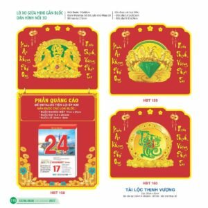 Lịch Bloc Siêu Đại 2027 HBT Mẫu HBT158 (30 x 60cm) Quà Tặng Khuyến Mại Kích Cầu Cuối Năm in logo doanh nghiệp quà tặng Tết tại Quà Tặng Khuyến Mại KM