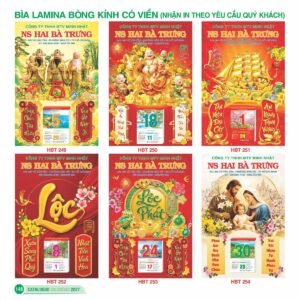 Lịch Bìa Treo 2027 HBT Mẫu HBT259 (48 x 78 cm) Quà Tặng Khuyến Mại Kích Cầu Cuối Năm in logo doanh nghiệp quà tặng Tết tại Quà Tặng Khuyến Mại KM