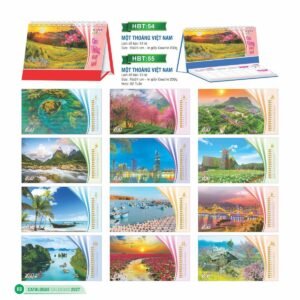 Lịch Bloc 2027 HBT Mẫu HBT54 (29 x 41 cm) Quà Tặng Khuyến Mại Kích Cầu Cuối Năm in logo doanh nghiệp quà tặng Tết tại Quà Tặng Khuyến Mại KM