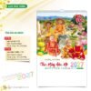 Lịch Treo Tường 2027 HT Mẫu HT53 (40 x 60cm) Quà Tặng Khuyến Mại Kích Cầu Cuối Năm in logo doanh nghiệp quà tặng Tết tại Quà Tặng Khuyến Mại KM