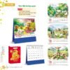 Lịch Để Bàn 2027 HT Mẫu HT75 (18 x 21cm) Quà Tặng Khuyến Mại Kích Cầu Cuối Năm in logo doanh nghiệp quà tặng Tết tại Quà Tặng Khuyến Mại KM