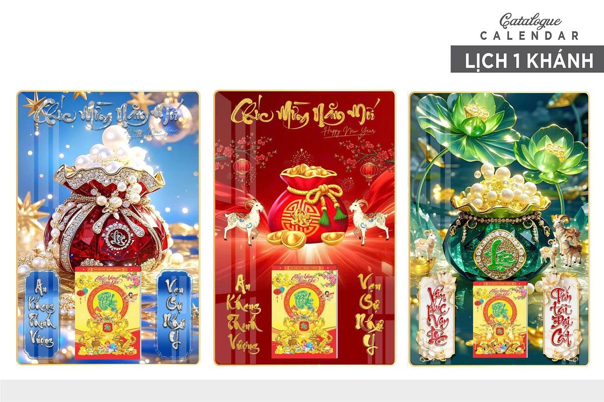 Lịch Gỗ Lamina Cao Cấp 40x60cm 2027 LM406_024 - Quà Tặng Khuyến Mại