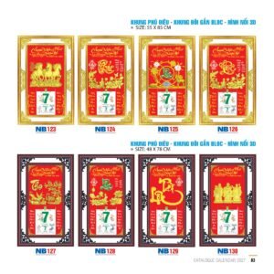 Lịch Bloc 2027 NB Mẫu NB127 - An Khang Thịnh Vượng (55  x  85 cm) Quà Tặng Khuyến Mại Kích Cầu Cuối Năm in logo doanh nghiệp quà tặng Tết tại Quà Tặng Khuyến Mại KM