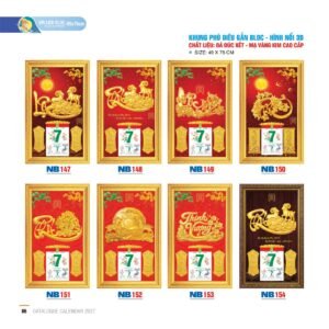 Lịch Bloc 2027 NB Mẫu NB148 (49 x 78cm) Quà Tặng Khuyến Mại Kích Cầu Cuối Năm in logo doanh nghiệp quà tặng Tết tại Quà Tặng Khuyến Mại KM