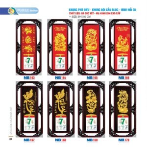 Lịch Bloc 2027 NB Mẫu NB170 (39 x 89cm) Quà Tặng Khuyến Mại Kích Cầu Cuối Năm in logo doanh nghiệp quà tặng Tết tại Quà Tặng Khuyến Mại KM