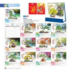 Lịch Bloc 2027 NB Mẫu NB308 (19 x 21cm) Quà Tặng Khuyến Mại Kích Cầu Cuối Năm in logo doanh nghiệp quà tặng Tết tại Quà Tặng Khuyến Mại KM