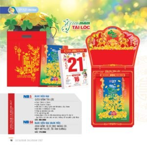 Lịch Bloc Siêu Đại 2027 NB Mẫu NB5A (20 x 30cm) Quà Tặng Khuyến Mại Kích Cầu Cuối Năm in logo doanh nghiệp quà tặng Tết tại Quà Tặng Khuyến Mại KM