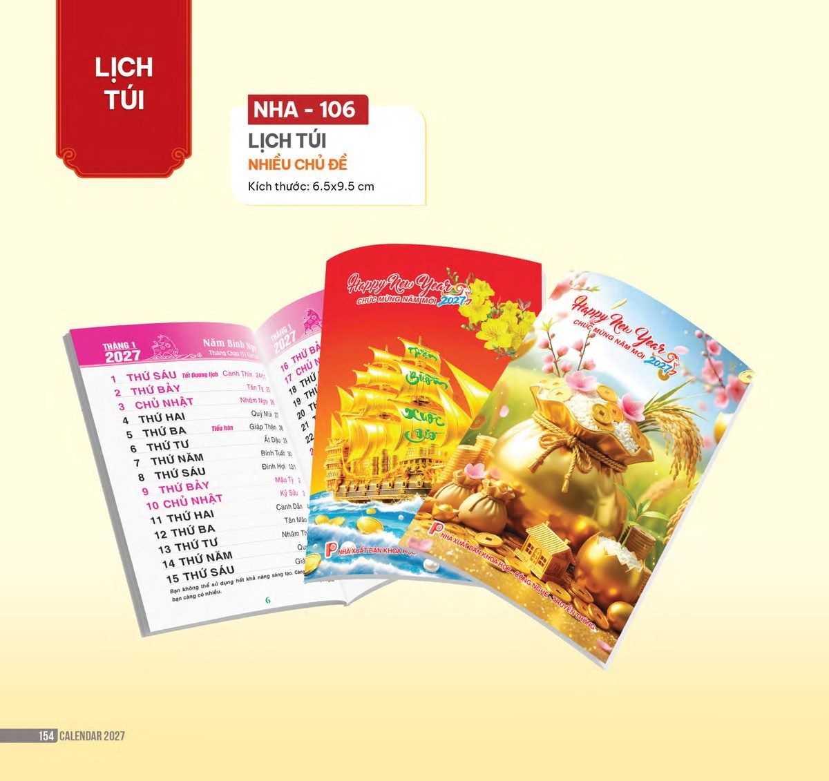 Lịch Bloc 2027 NHA Mẫu NHA106 (29 x 41 cm) Quà Tặng Khuyến Mại Kích Cầu Cuối Năm Lịch Bloc 2027 NHA Mẫu NHA106 (29 x 41 cm) Quà Tặng Khuyến Mại Kích Cầu Cuối Năm in logo doanh nghiệp quà tặng Tết tại Quà Tặng Khuyến Mại KM