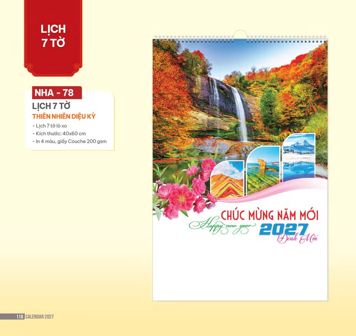 Lịch Treo Tường Lò Xo 2027 NHA Mẫu NHA78 (40 x 60cm) Quà Tặng Khuyến Mại Kích Cầu Cuối Năm Lịch Treo Tường Lò Xo 2027 NHA Mẫu NHA78 (40 x 60cm) Quà Tặng Khuyến Mại Kích Cầu Cuối Năm in logo doanh nghiệp quà tặng Tết tại Quà Tặng Khuyến Mại KM