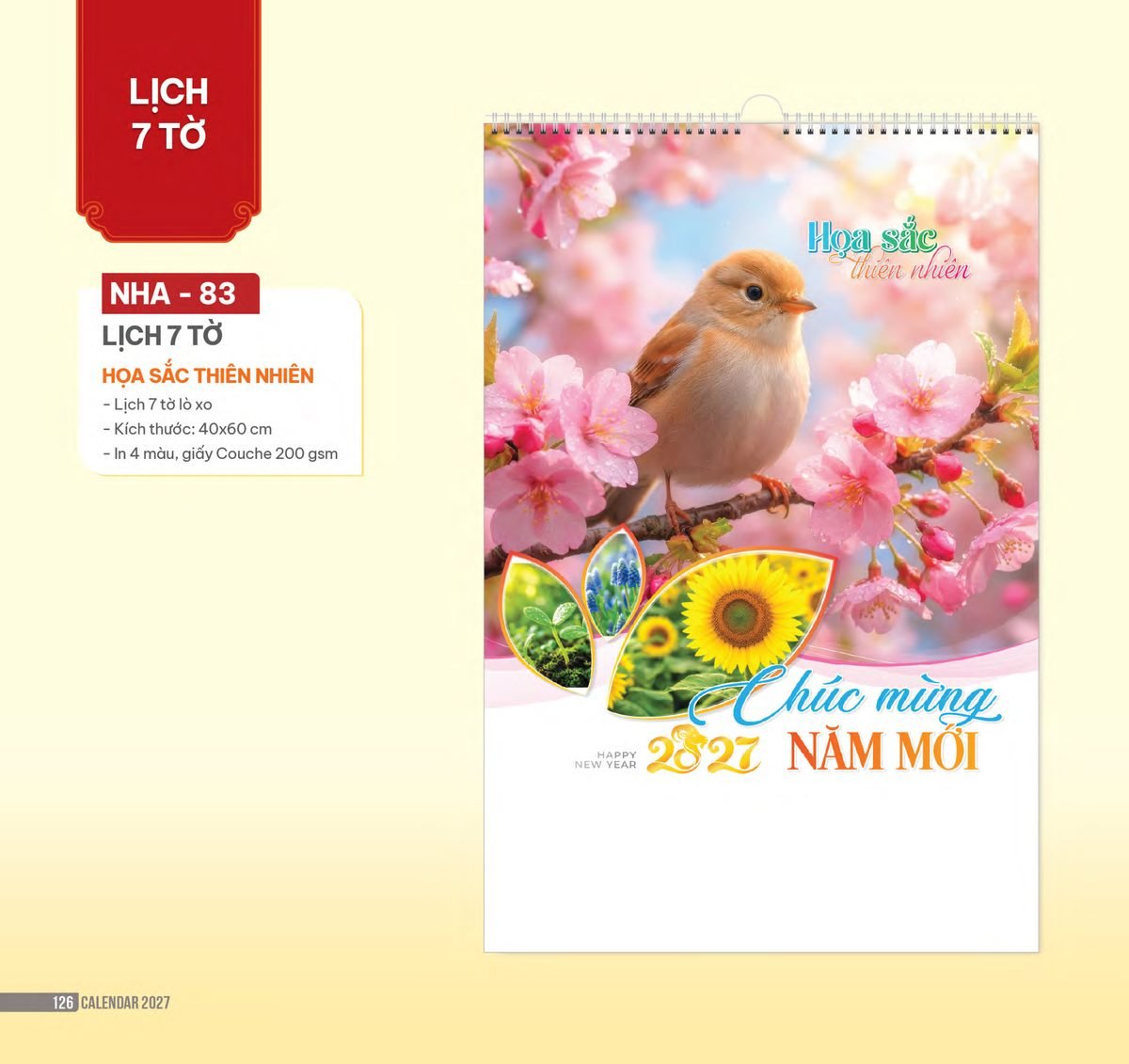 Lịch Treo Tường Lò Xo 2027 NHA Mẫu NHA83 (40 x 60cm) Quà Tặng Khuyến Mại Kích Cầu Cuối Năm Lịch Treo Tường Lò Xo 2027 NHA Mẫu NHA83 (40 x 60cm) Quà Tặng Khuyến Mại Kích Cầu Cuối Năm in logo doanh nghiệp quà tặng Tết tại Quà Tặng Khuyến Mại KM