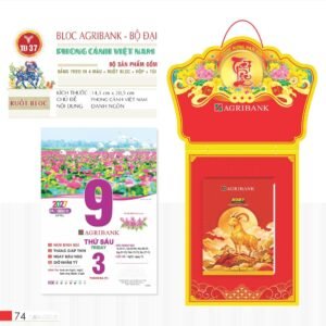 Lịch Bloc 2027 TD Mẫu TD37 (29 x 41 cm) Quà Tặng Khuyến Mại Kích Cầu Cuối Năm in logo doanh nghiệp quà tặng Tết tại Quà Tặng Khuyến Mại KM