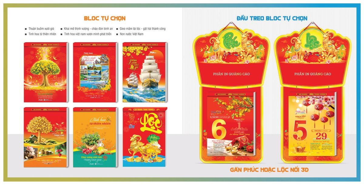 Lịch Bloc TPN 2027 TPNBLOC52 Quà Tặng Khuyến Mại Kích Cầu Cuối Năm