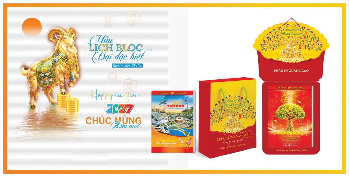 Lịch Bloc TPN 2027 TPNBLOC53 Quà Tặng Khuyến Mại Kích Cầu Cuối Năm