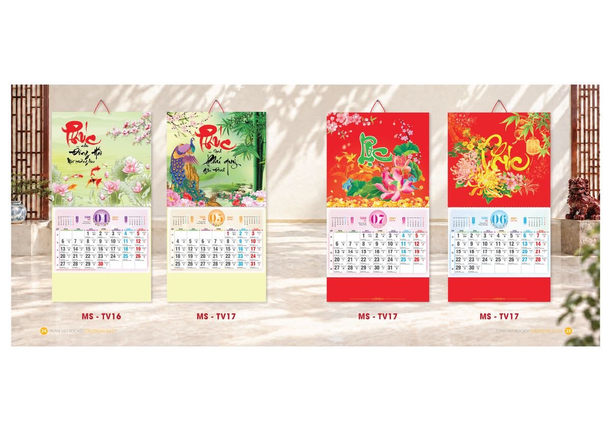 Lịch Bloc Cực Đại 2027 TV11 Quà Tặng Khuyến Mại Kích Cầu Cuối Năm