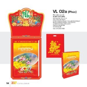 Lịch Bloc Siêu Cực Đại 2027 VL Mẫu VL02A (38 x 53 cm) Quà Tặng Khuyến Mại Kích Cầu Cuối Năm in logo doanh nghiệp quà tặng Tết tại Quà Tặng Khuyến Mại KM