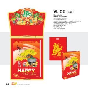 Lịch Bloc Siêu Đại 2027 VL Mẫu VL05 (20 x 30cm) Quà Tặng Khuyến Mại Kích Cầu Cuối Năm in logo doanh nghiệp quà tặng Tết tại Quà Tặng Khuyến Mại KM