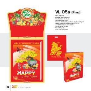 Lịch Bloc Siêu Đại 2027 VL Mẫu VL05A (20 x 30cm) Quà Tặng Khuyến Mại Kích Cầu Cuối Năm in logo doanh nghiệp quà tặng Tết tại Quà Tặng Khuyến Mại KM