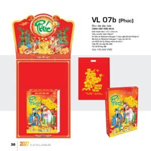 Lịch Bloc Đại Đặc Biệt 2027 VL Mẫu VL07B - Đại Cát Đại Lợi (29 x 41 cm) Quà Tặng Khuyến Mại Kích Cầu Cuối Năm in logo doanh nghiệp quà tặng Tết tại Quà Tặng Khuyến Mại KM