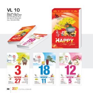 Lịch Bloc Siêu Đại 2027 VL Mẫu VL1011 (20 x 30cm) Quà Tặng Khuyến Mại Kích Cầu Cuối Năm in logo doanh nghiệp quà tặng Tết tại Quà Tặng Khuyến Mại KM