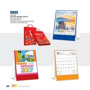 Lịch Bloc 2027 VL Mẫu VLLB08 (29 x 41 cm) Quà Tặng Khuyến Mại Kích Cầu Cuối Năm in logo doanh nghiệp quà tặng Tết tại Quà Tặng Khuyến Mại KM