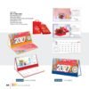 Lịch Bàn Chữ M (Có Note 52 Tuần) 2027 VL Mẫu VLLB09 (24 x 11cm) Quà Tặng Khuyến Mại Kích Cầu Cuối Năm in logo doanh nghiệp quà tặng Tết tại Quà Tặng Khuyến Mại KM