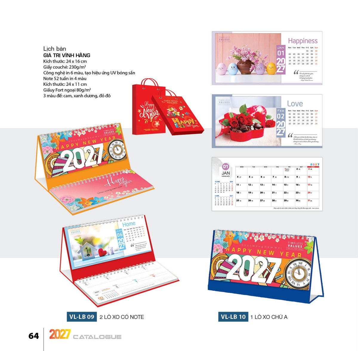 Lịch Bàn Chữ M (Có Note 52 Tuần) 2027 VL Mẫu VLLB09 (24 x 11cm) Quà Tặng Khuyến Mại Kích Cầu Cuối Năm Lịch Bàn Chữ M (Có Note 52 Tuần) 2027 VL Mẫu VLLB09 (24 x 11cm) Quà Tặng Khuyến Mại Kích Cầu Cuối Năm in logo doanh nghiệp quà tặng Tết tại Quà Tặng Khuyến Mại KM