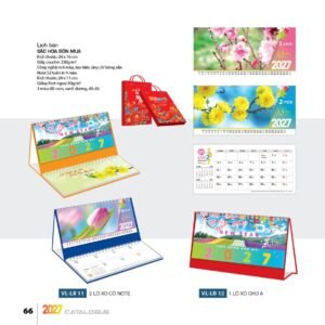 Lịch Bloc 2027 VL Mẫu VLLB11 (29 x 41 cm) Quà Tặng Khuyến Mại Kích Cầu Cuối Năm in logo doanh nghiệp quà tặng Tết tại Quà Tặng Khuyến Mại KM