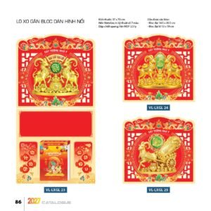 Lịch Treo Tường Lò Xo 2027 VL Mẫu VLLXG23 (37 x 70cm) Quà Tặng Khuyến Mại Kích Cầu Cuối Năm in logo doanh nghiệp quà tặng Tết tại Quà Tặng Khuyến Mại KM