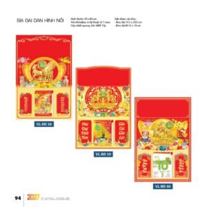 Lịch Bìa Treo 2027 VL Mẫu VLSo (40 x 60cm) Quà Tặng Khuyến Mại Kích Cầu Cuối Năm in logo doanh nghiệp quà tặng Tết tại Quà Tặng Khuyến Mại KM